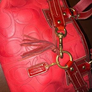 Red vintage Hamptons bag